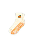 Orange Slice Ankle Grip Socks