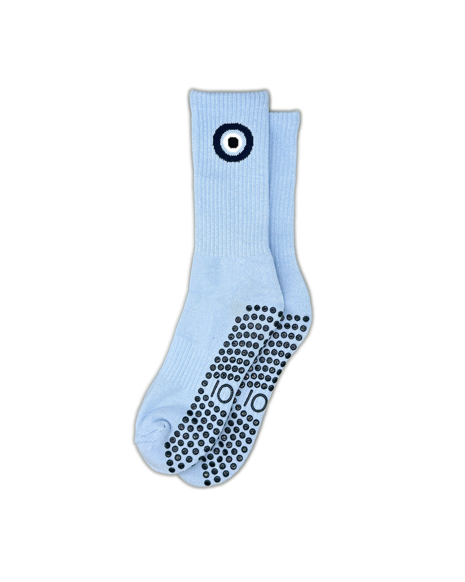 Evil Eye Crew Grip Socks