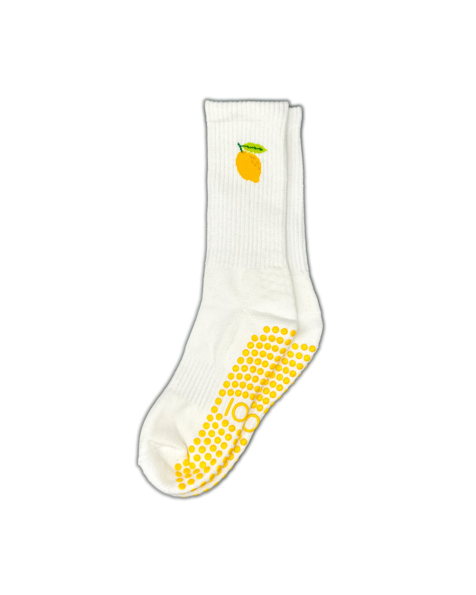 Lemon Slice Crew Grip Socks