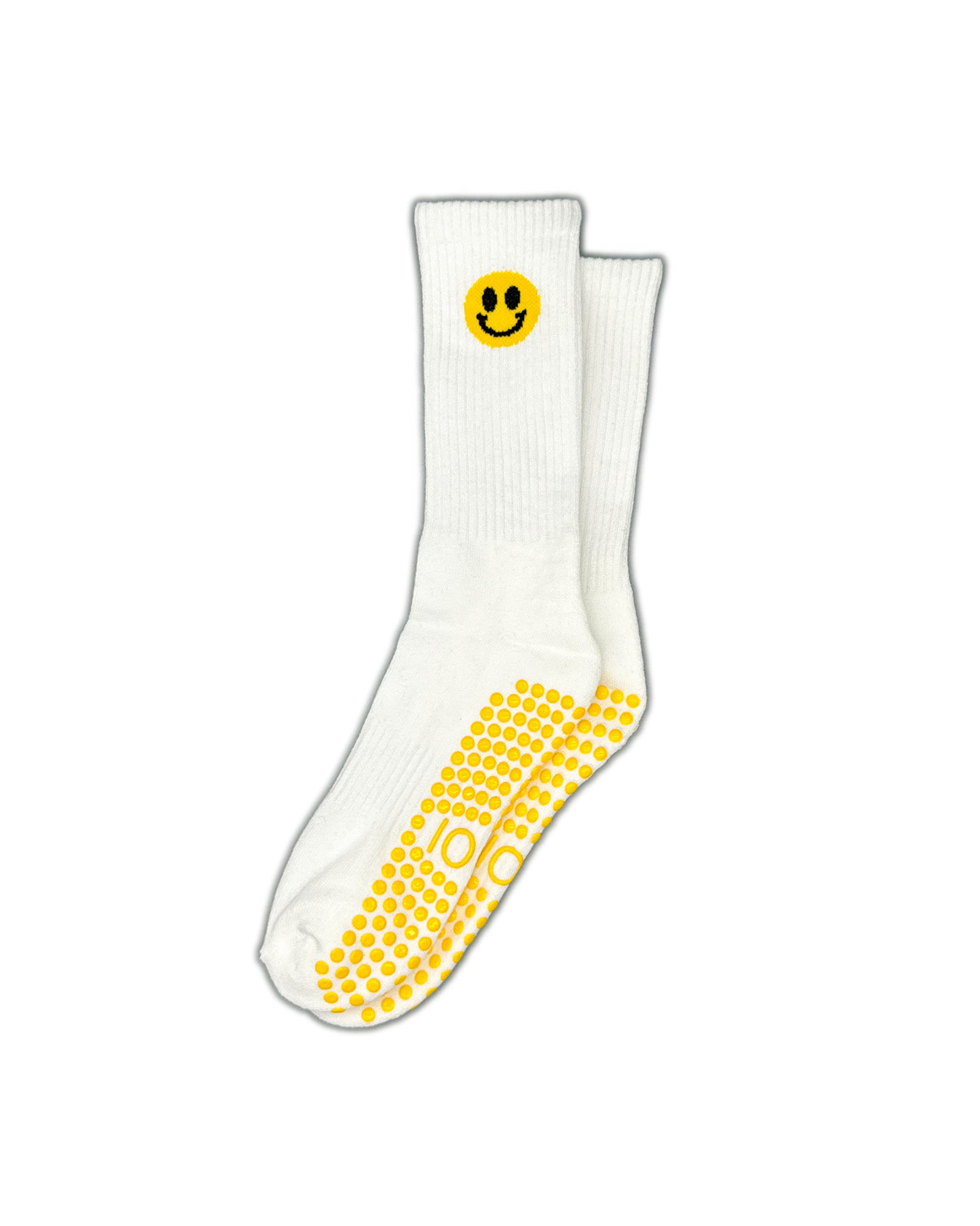 Smiley Crew Grip Socks