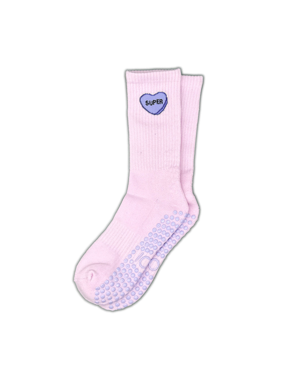 Super Pink Crew Grip Socks