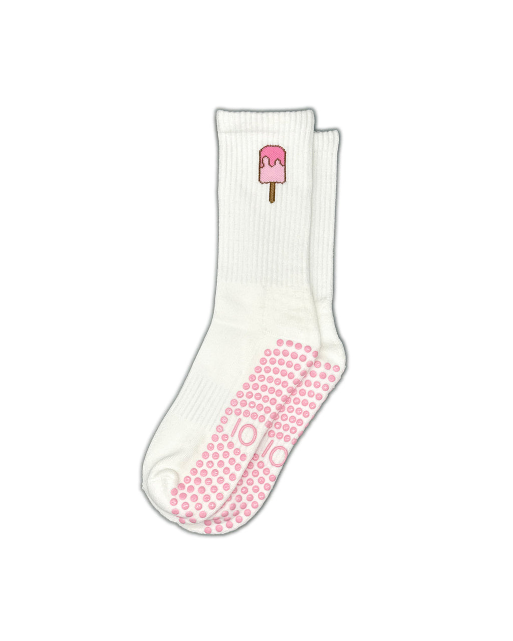 Pink Popsicle Crew Grip Socks