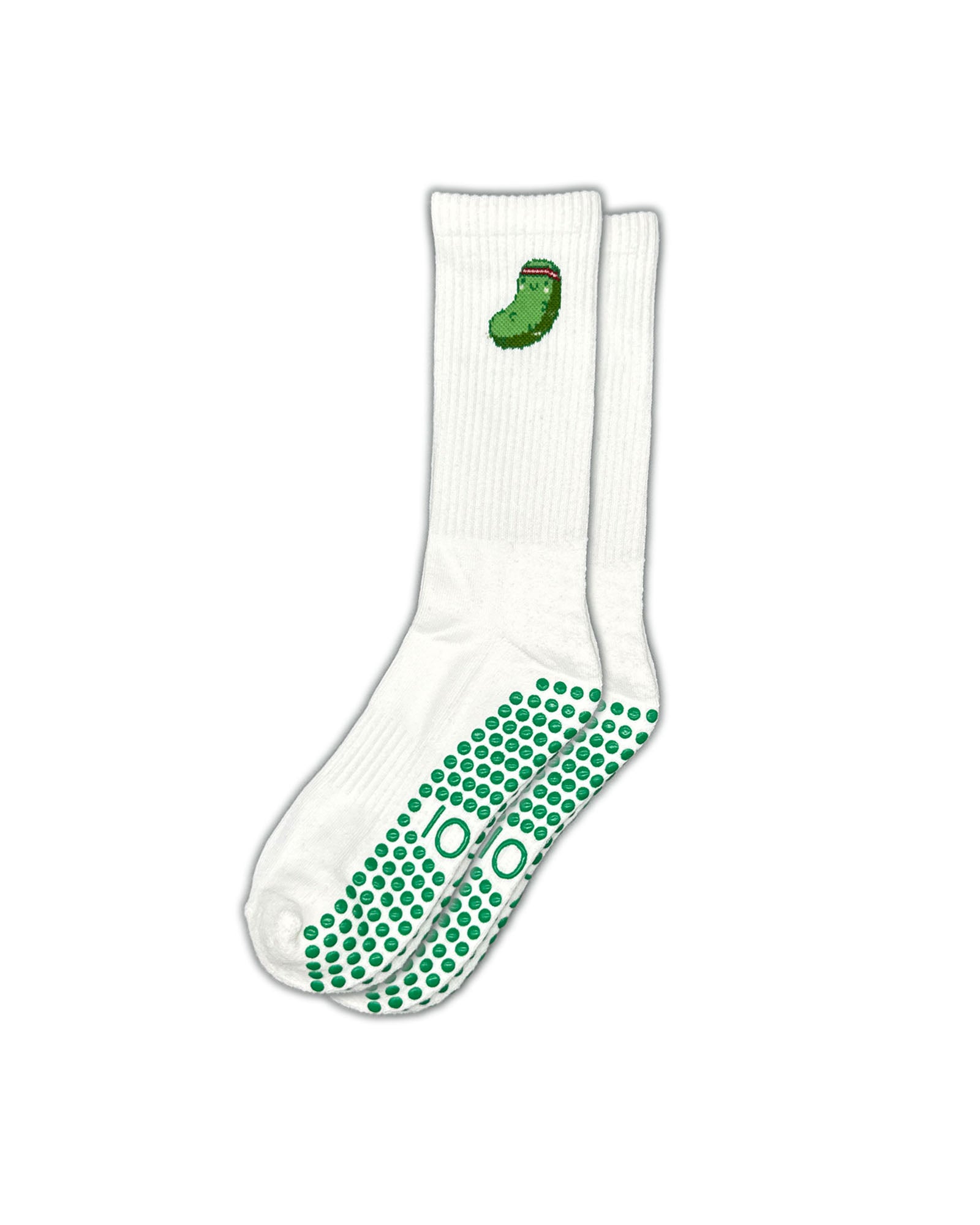 Work Out Pickle Crew Grip Socks