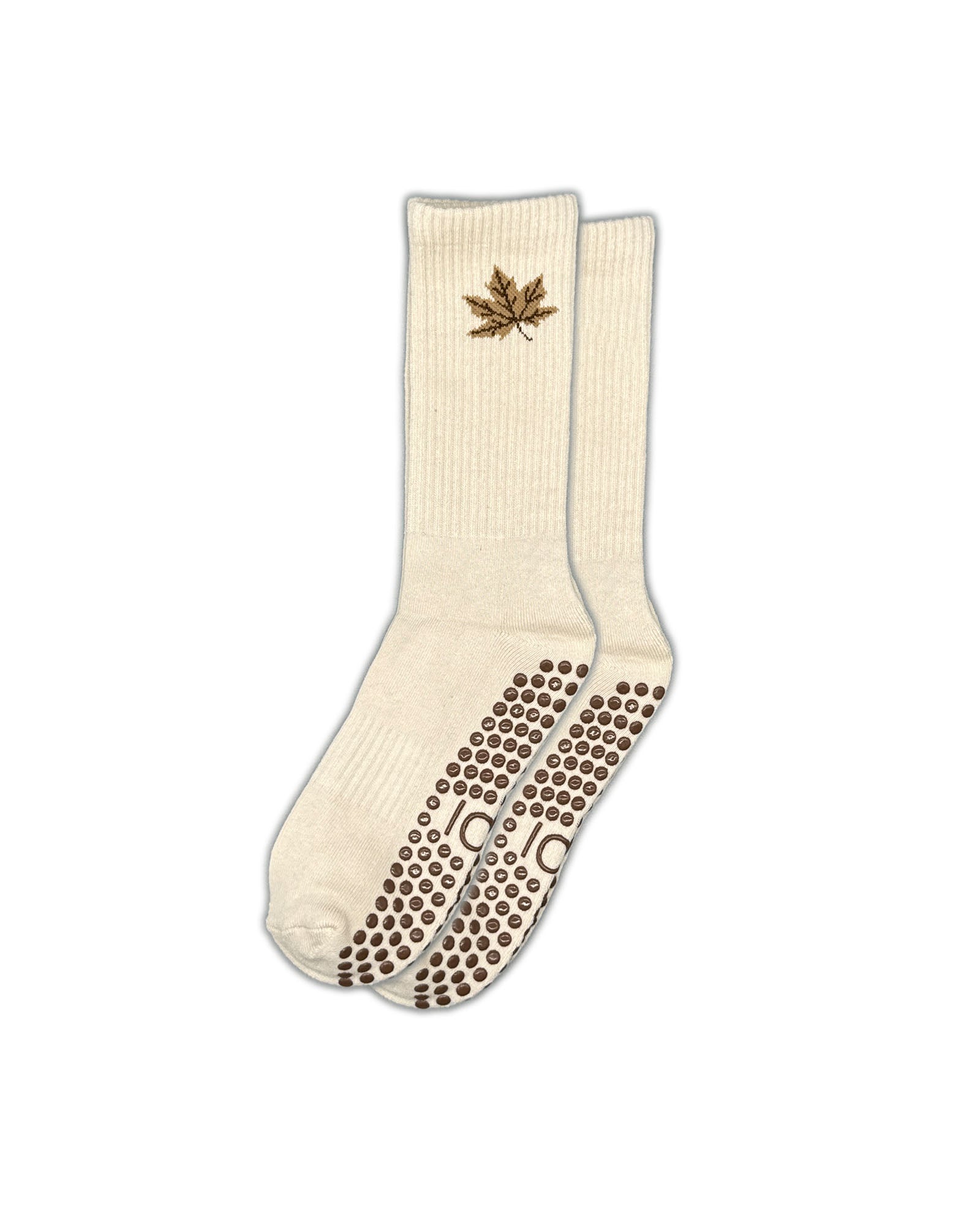 Maple Leaf Crew Grip Socks