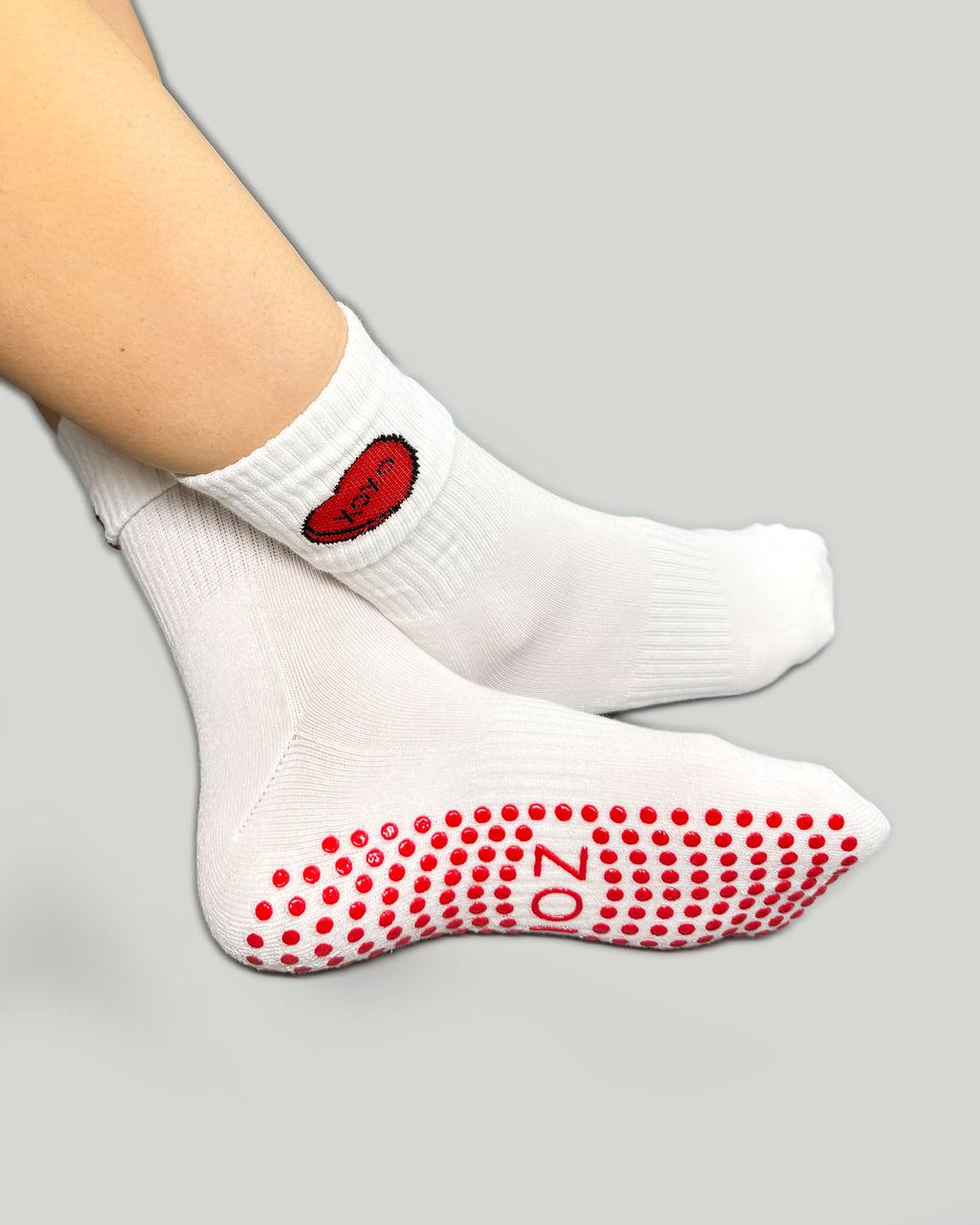 Be Mine Crew Grip Socks