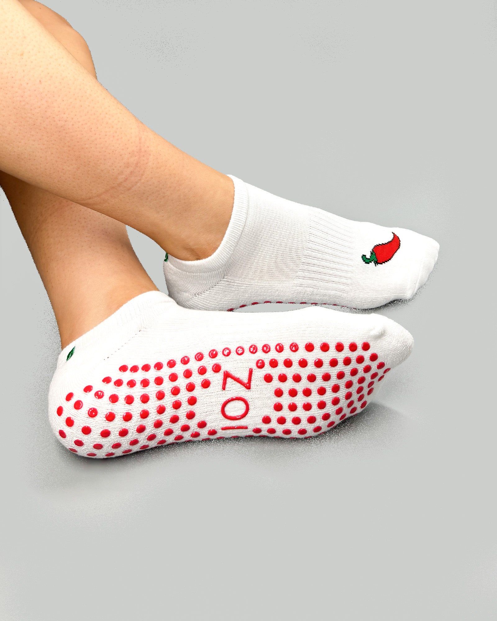 Red Chilli Ballet Grip Socks