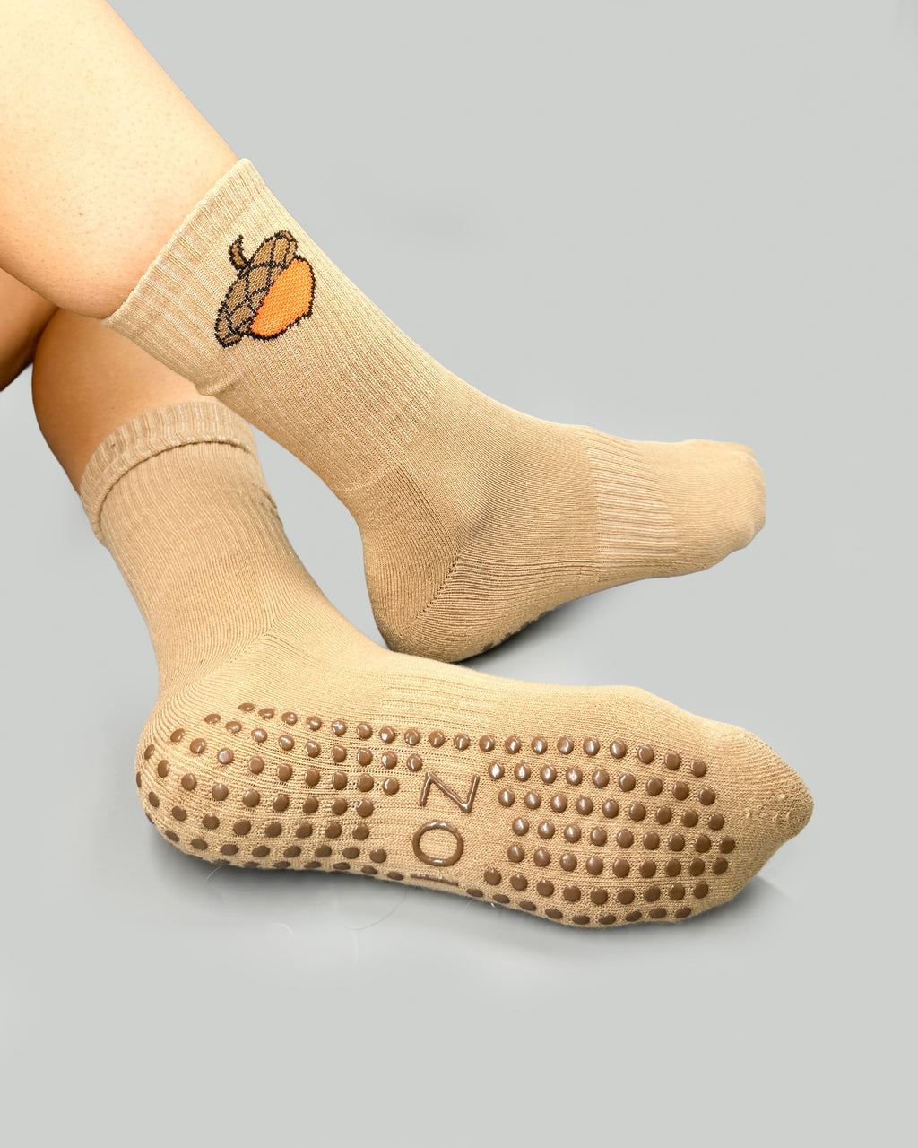 Acorn Crew Grip Socks