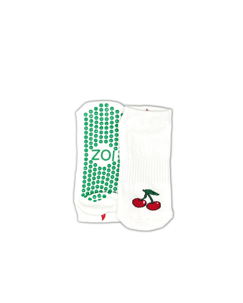 Cherries Ballet Grip Socks