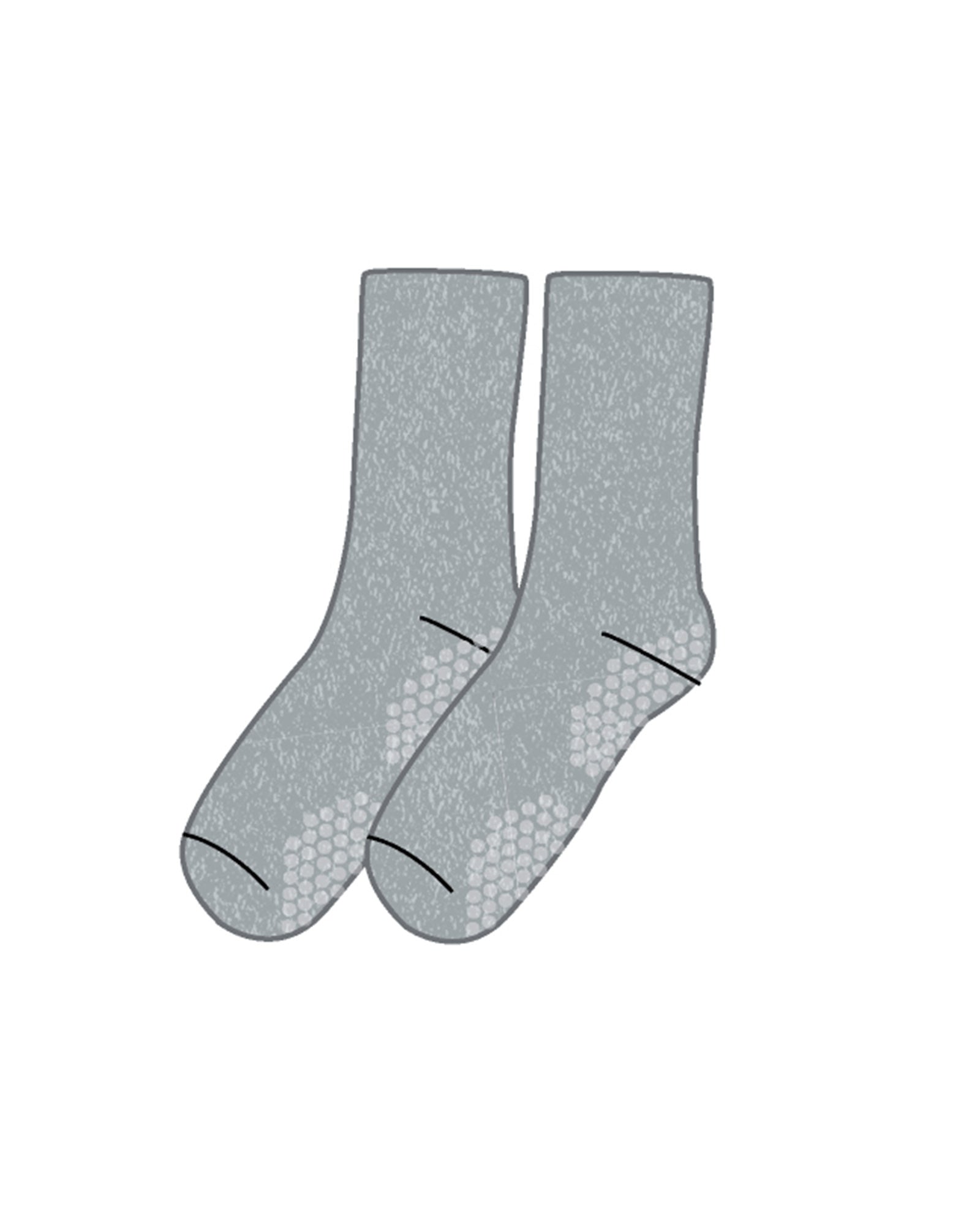 FIRESIDE FOG CREW GRIP SOCK