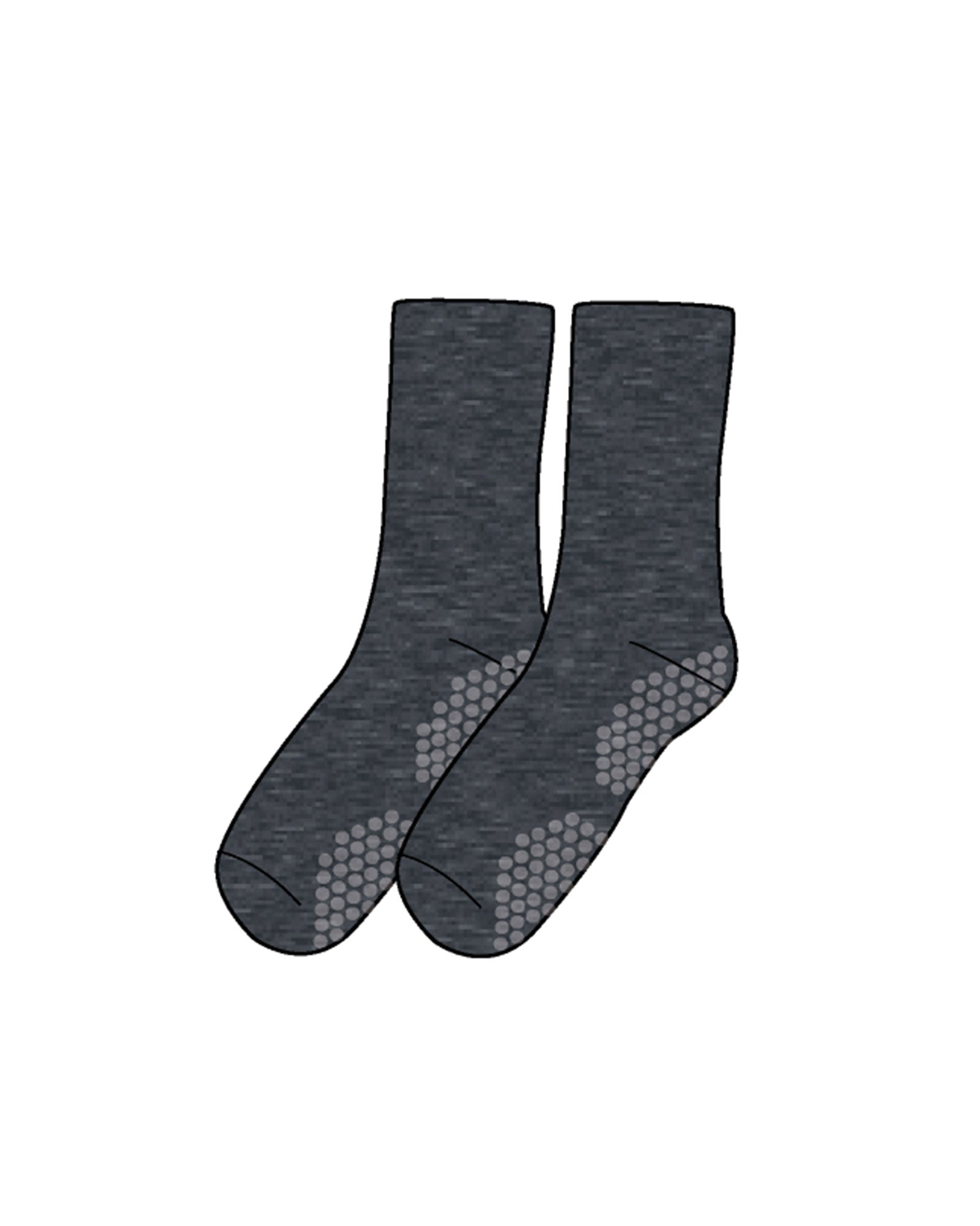 FIRESIDE SHADOW CREW GRIP SOCK