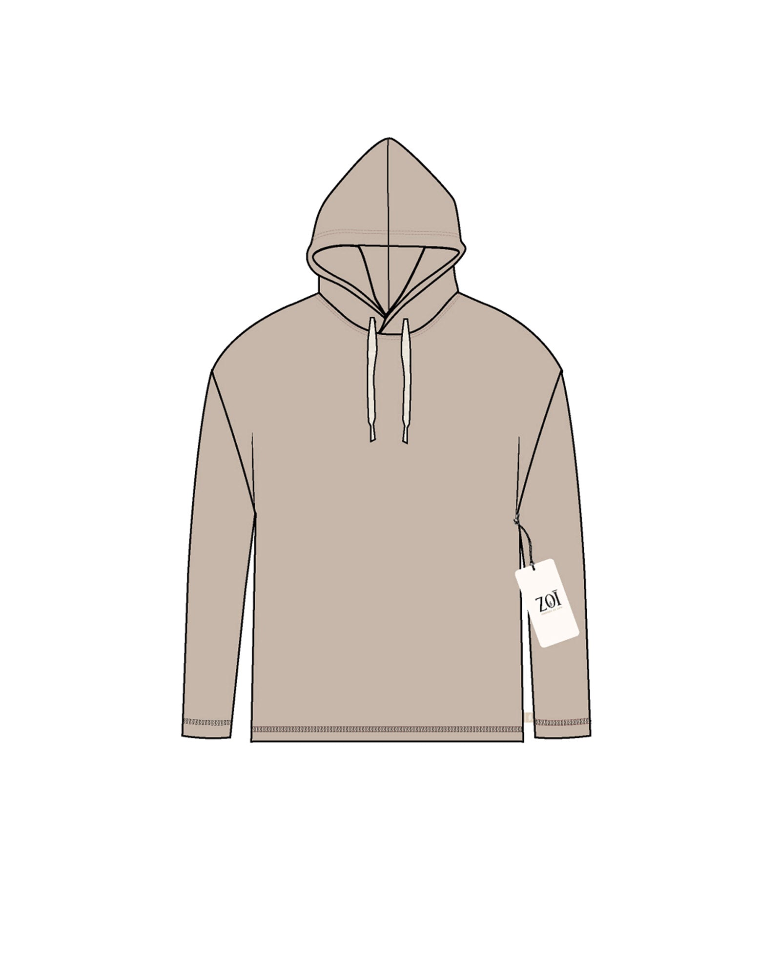 BALANCE HOODIE - SAND