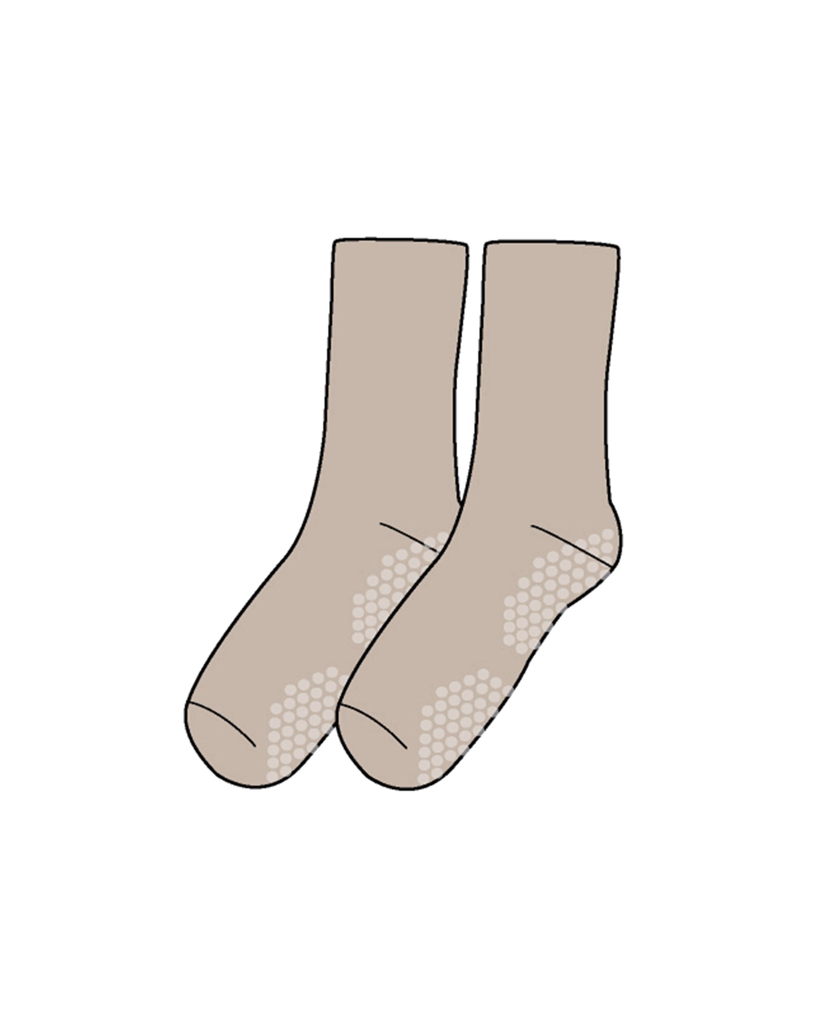 FIRESIDE SAND CREW GRIP SOCK
