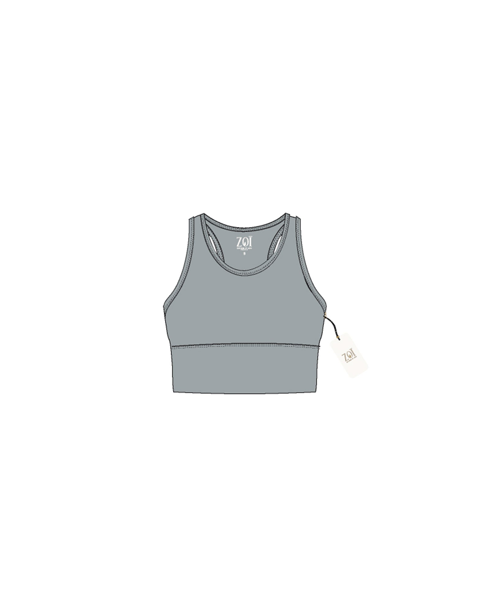 BARELY THERE BRA - FOG