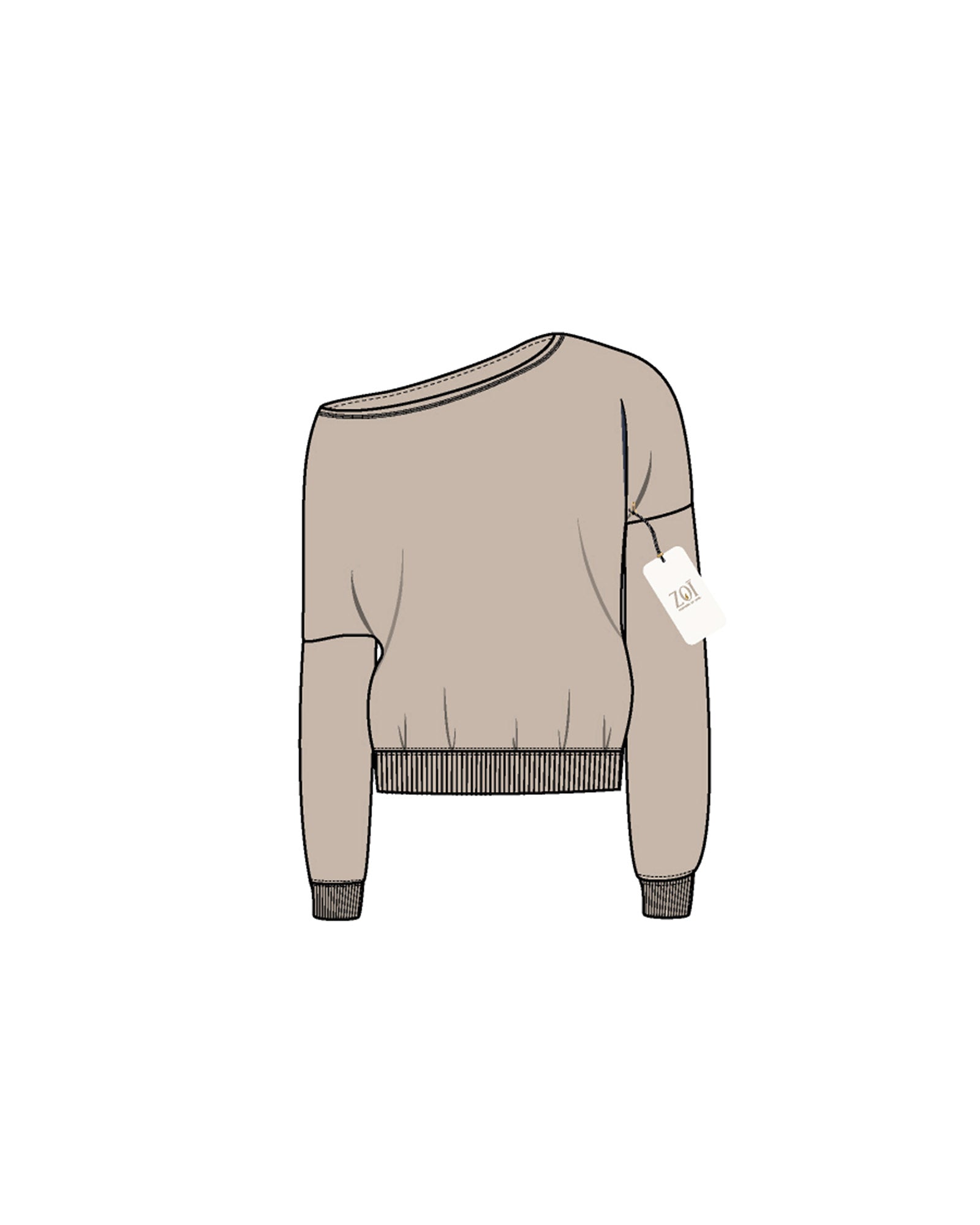 UNWIND OFF THE SHOULDER - SAND