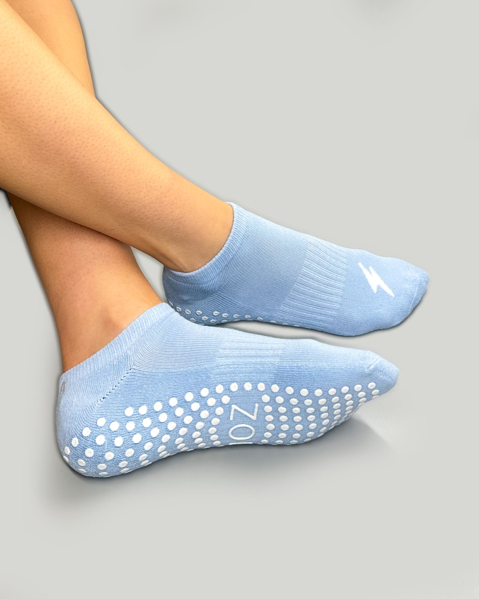 Blue Bolt Ballet Grip Socks